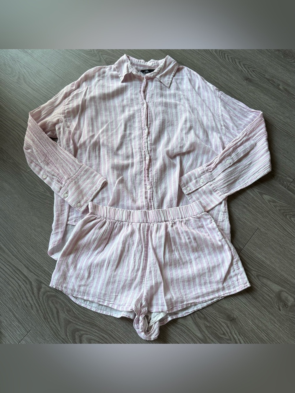 Zara striped cover up set